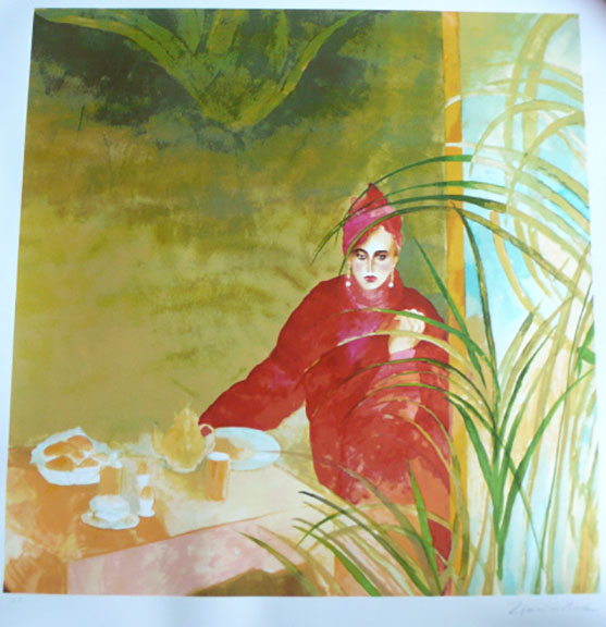 Joanna Zjawinska - Breakfast At Tiffany - Limited Edition Serigraph