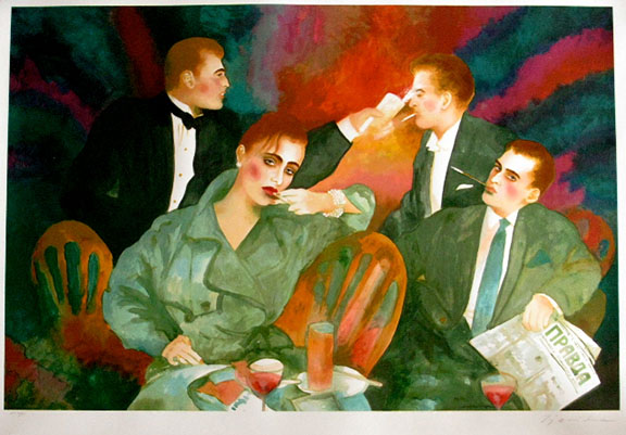 Joanna Zjawinska - Did I Watch Too Much TV - Limited Edition Serigraph