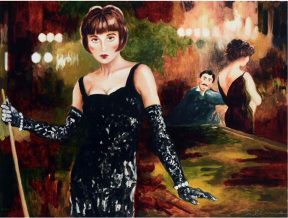 Joanna Zjawinska - Ever Loved A Woman Who - Limited Edition Serigraph on Canvas