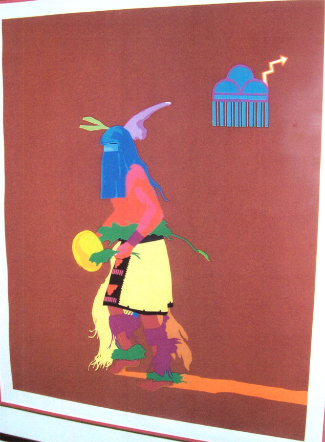 John Nieto - Zuni Rain Dancer - Limited Edition Lithograph