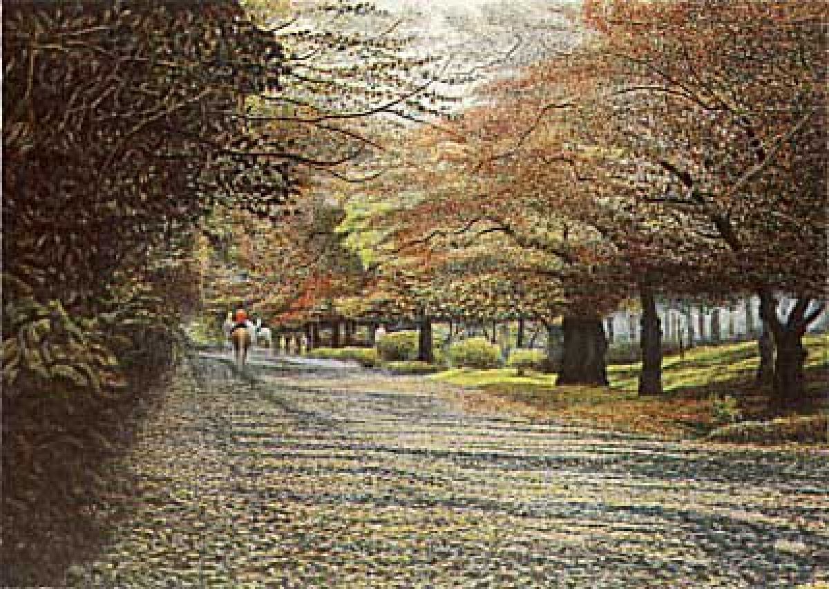 Harold Altman - Autumn Riders - Limited Edition Lithograph