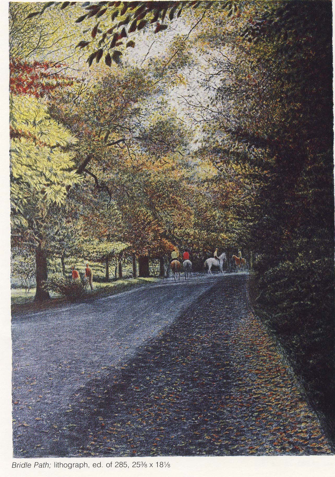 Harold Altman - Bridle Path - Limited Edition Lithograph