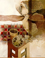 Sunol Alvar - Four Seasons Suite and Four Seasons Silver Vase!! - Limited Edition Lithograph