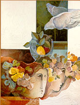 Sunol Alvar - Four Seasons Suite - Original Painting - Embossed on Board Ceramic composite with glaze