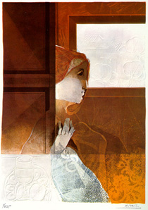 Sunol Alvar - Reverie - Limited Edition Lithograph on Japon 