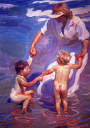 John Asaro - Bathers - Limited Edition Serigraph