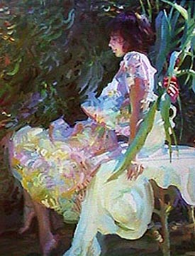 John Asaro - Bernadette and Ginger - Limited Edition Serigraph
