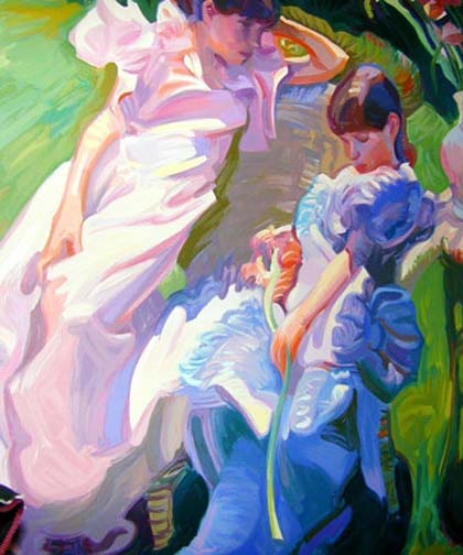 John Asaro - Playing Dress Up - Limited Edition Serigraph