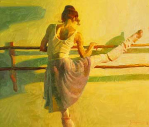 John Asaro - Warming Up - Limited Edition Serigraph