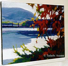 Tadashi Asoma - Storm King Distance - Original Painting - Oil on Canvas