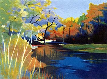 Tadashi Asoma - Springtime Inlet - Limited Edition Serigraph