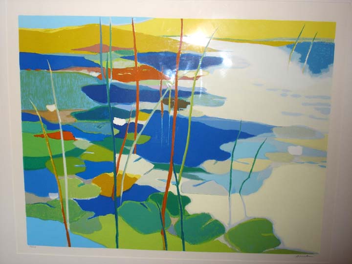 Tadashi Asoma - Lily Pond - Limited Edition Lithograph