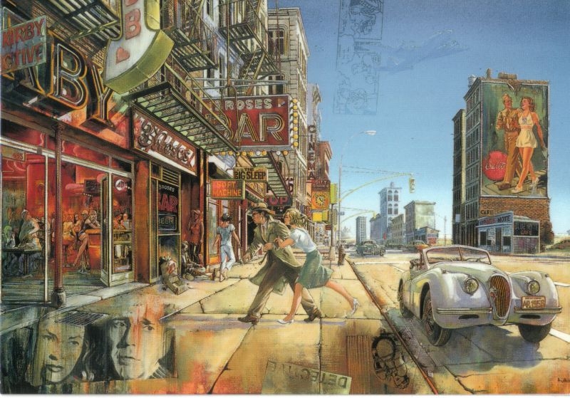 Daniel Authouart - Detective - Limited Edition Lithograph