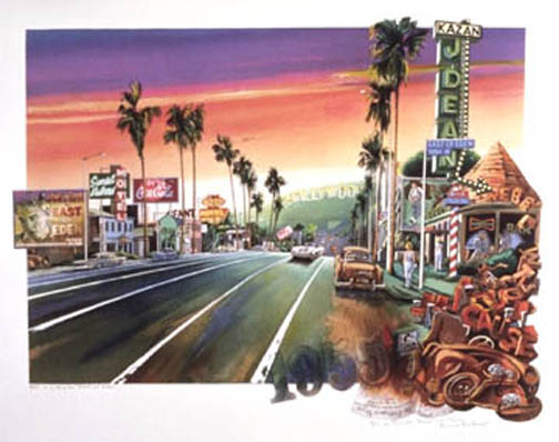Daniel Authouart - East of Eden - Limited Edition Lithograph