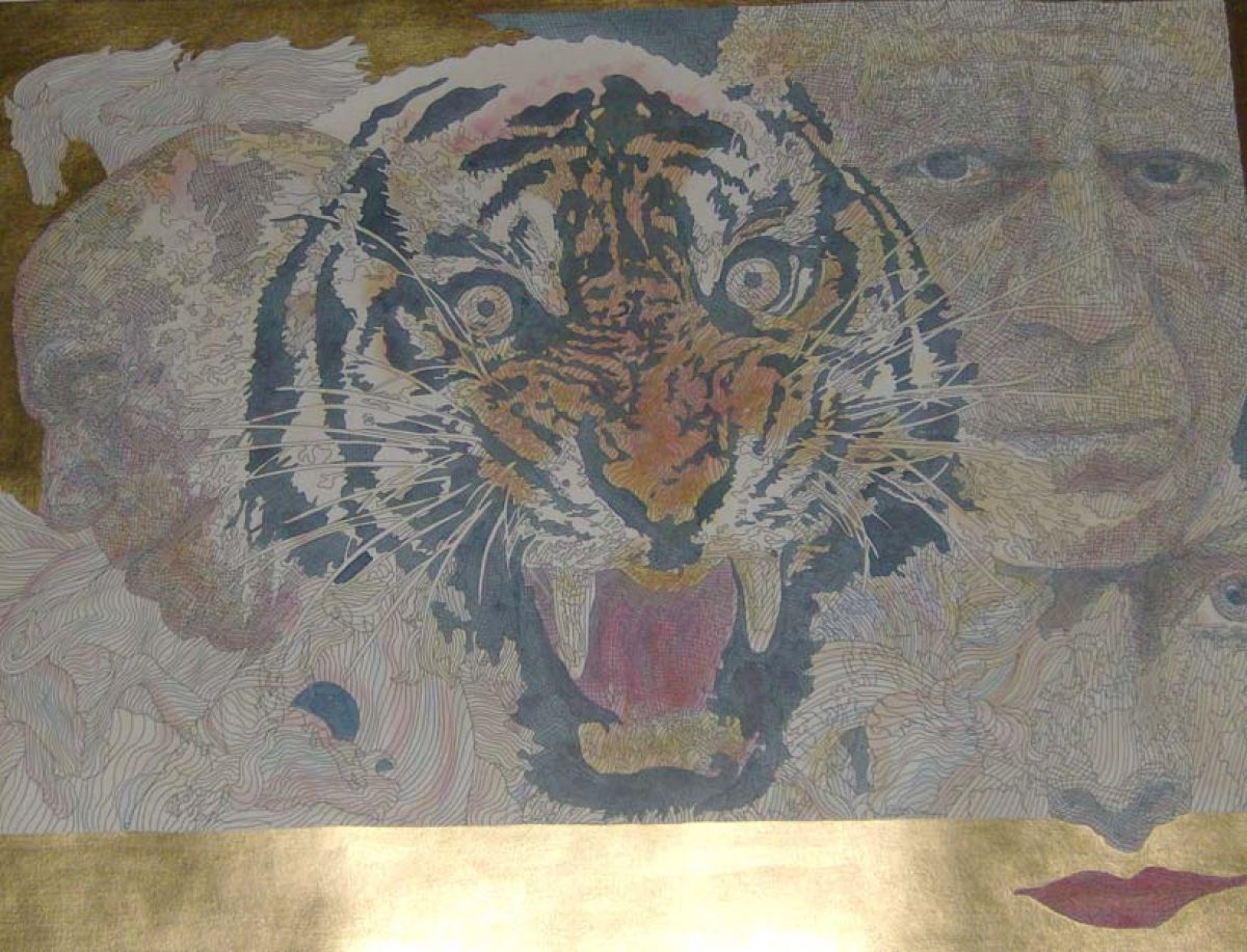 Guillaume Azoulay - Of Cats and Bulls - Limited Edition Serigraph
