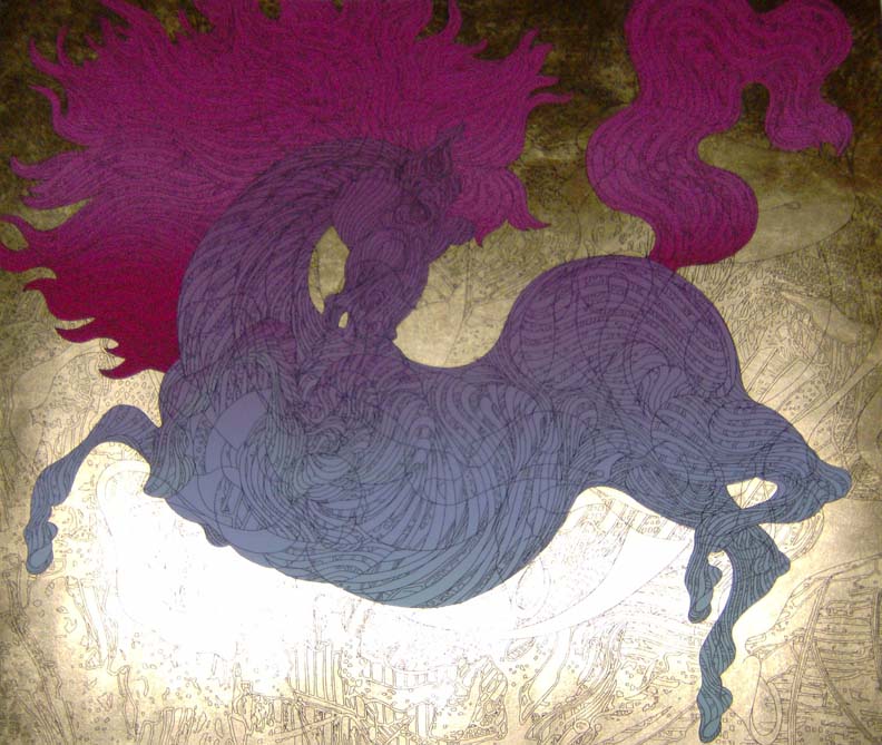 Guillaume Azoulay - Le Cheval Illustre - Limited Edition Serigraph 
