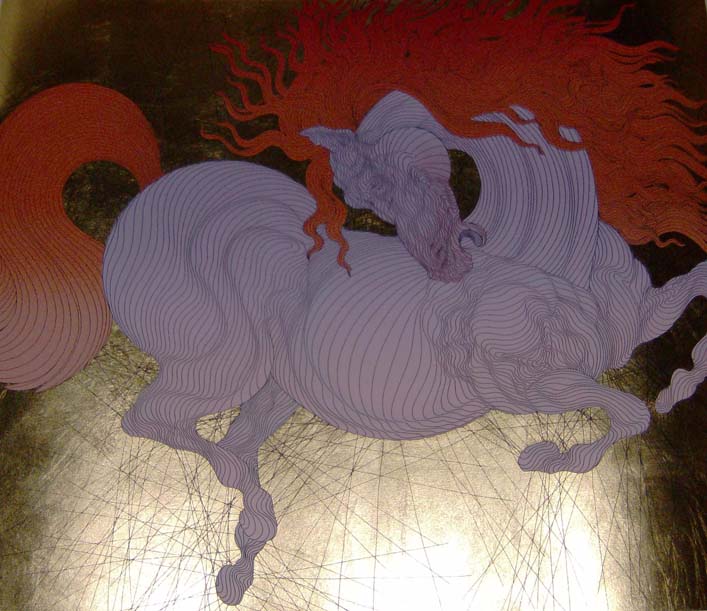 Guillaume Azoulay - La Jument - Limited Edition Serigraph