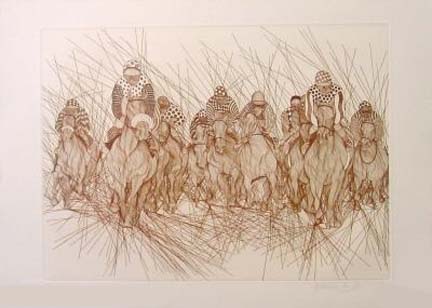 Guillaume Azoulay - Preakness - Limited Edition Serigraph