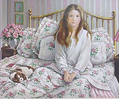 Pati Bannister - Bed of Roses - Limited Edition Lithograph