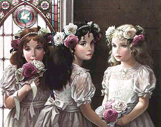 Pati Bannister - Bridesmaids - Limited Edition Lithograph