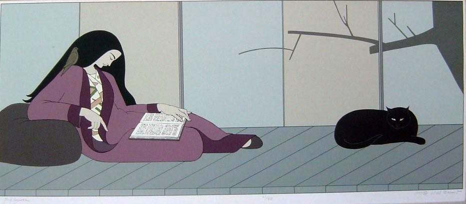 Will Barnet - Red Aurora - Limited Edition Serigraph