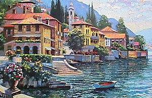 Herndon Fine Art offers authenticated Howard Behrens fine art, including rare palette-knife oil paintings, hand-embellished giclées, and Mediterranean vistas.