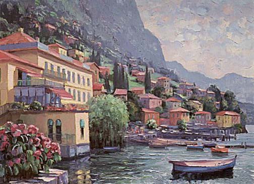 Howard Behrens - Il Lago Maggiore - Limited Edition Serigraph