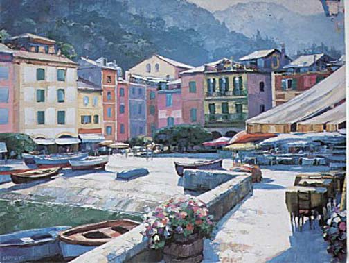 Howard Behrens - Portofino Light - Limited Edition Serigraph