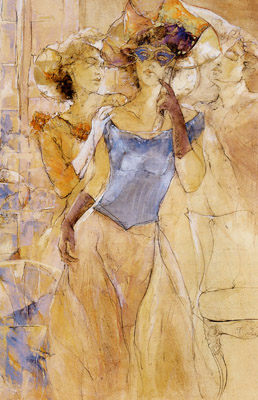 Gary Benfield - Bal Masque - Limited Edition Seriolithograph