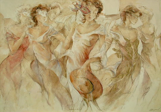 Gary Benfield - Invitation to the Ball - Limited Edition Seriolithograph