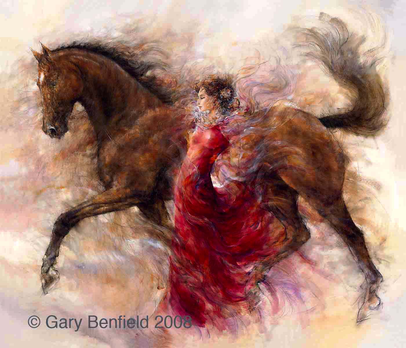 Gary Benfield - Mercedes Storm - Limited Edition Giclee on Canvas