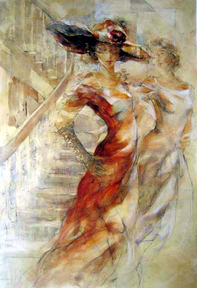Gary Benfield - Elegance - Original Painting - Oil on Paper