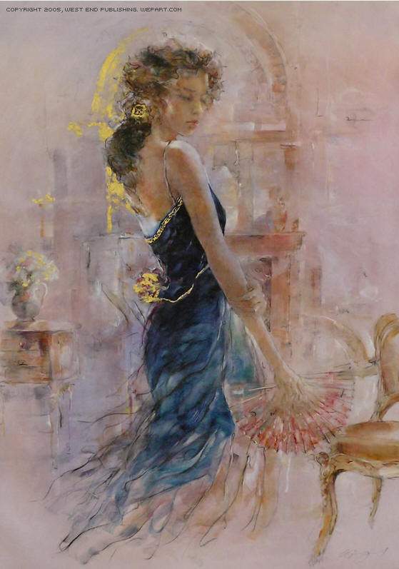Gary Benfield - Femina Elegante - Original Painting - Oil on Canvas