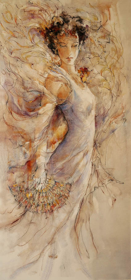 Gary Benfield - Hermia - Original Painting - Oil on Canvas
