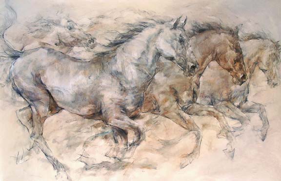 Gary Benfield - Irongray - Original Painting - Oil on Paper