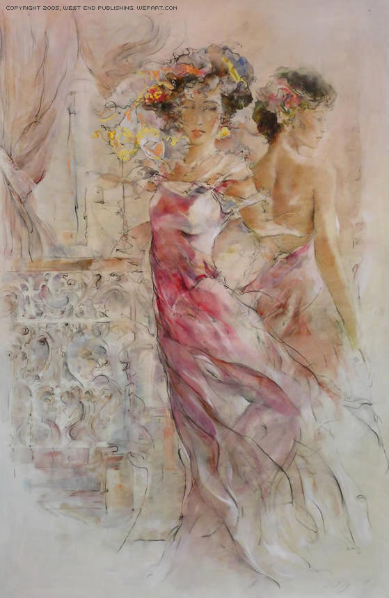 Gary Benfield - Reflection - Original Painting - Oil on Paper