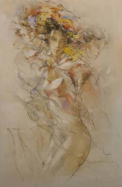Gary Benfield - Tenderness - Original Painting - Oil on Paper