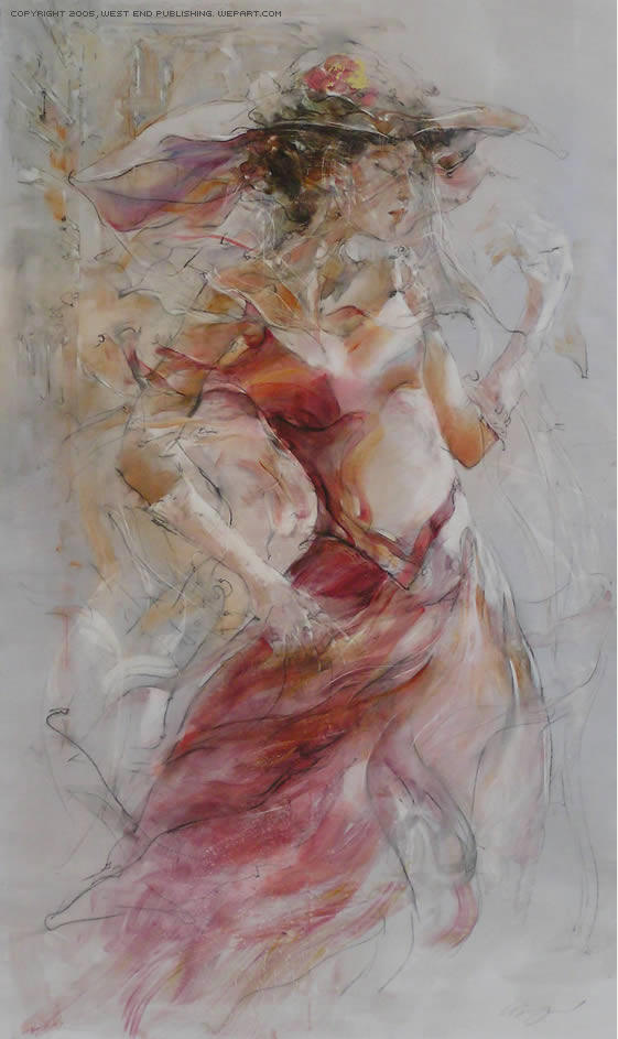Gary Benfield - Before the Dance - Original Painting - Oil on Canvas