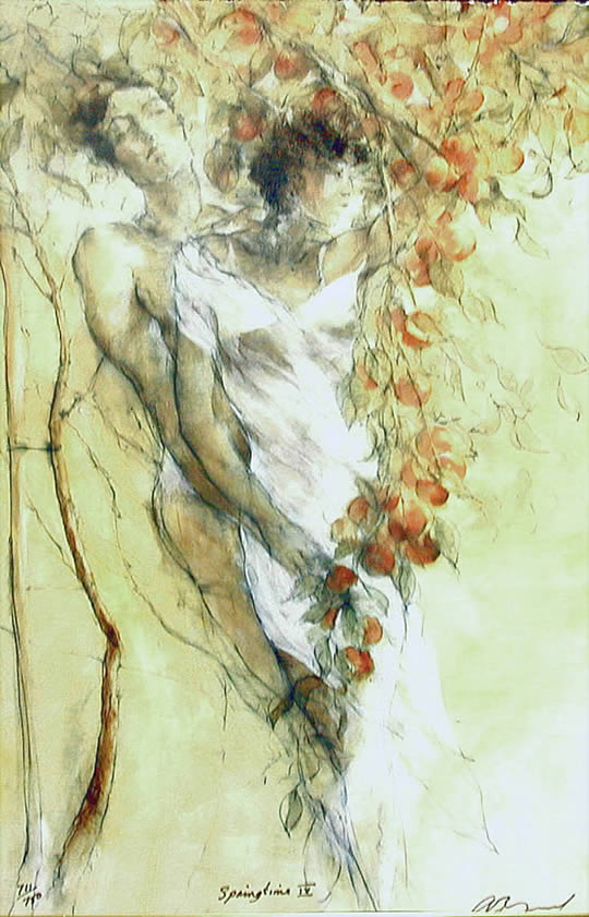 Gary Benfield - Springtime IV - Limited Edition Seriolithograph