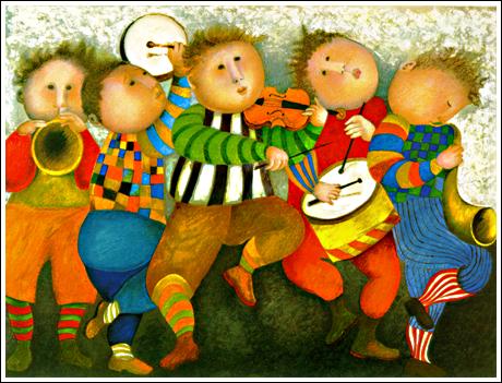 Graciela Rodo Boulanger - La Fete de la Musique - Limited Edition Lithograph