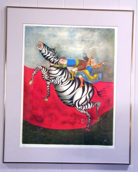 Graciela Rodo Boulanger - Droles de Zebra Suite - Limited Edition Lithograph