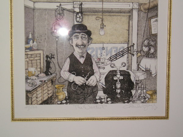 Charles Bragg - The Dentist - Limited Edition Etching