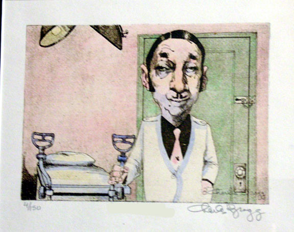 Charles Bragg - Gynecologist - Limited Edition Lithograph 