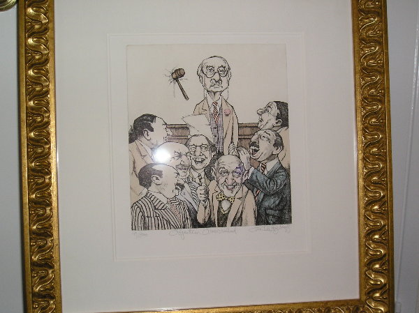Charles Bragg - Objection Overruled - Limited Edition Etching