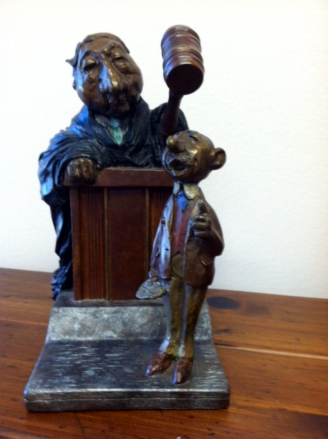 Charles Bragg - Objection Overruled - Limited Edition Bronze Sculpture
