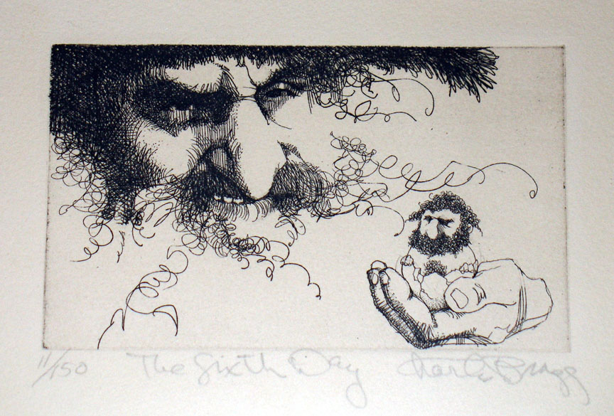 Charles Bragg - The Sixth Day - Limited Edition Etching