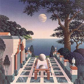 Jim Buckels - Jupiter and Calisto - Limited Edition Serigraph