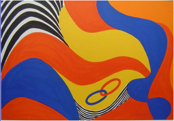 Alexander Calder - Flying Colors - Limited Edition Lithograph