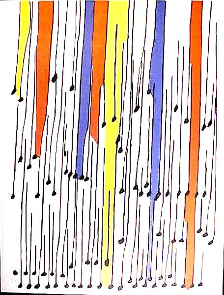 Alexander Calder - Rain Drops - Limited Edition Lithograph