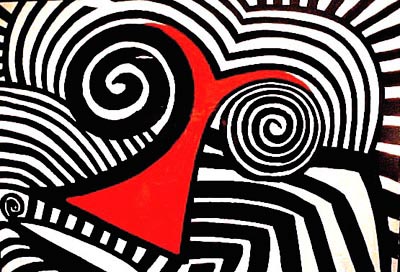 Alexander Calder - Red Nose - Limited Edition Lithograph
